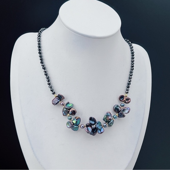 N151 Handmade Freshwater Baroque Pearl Necklace - Picture 2 of 8